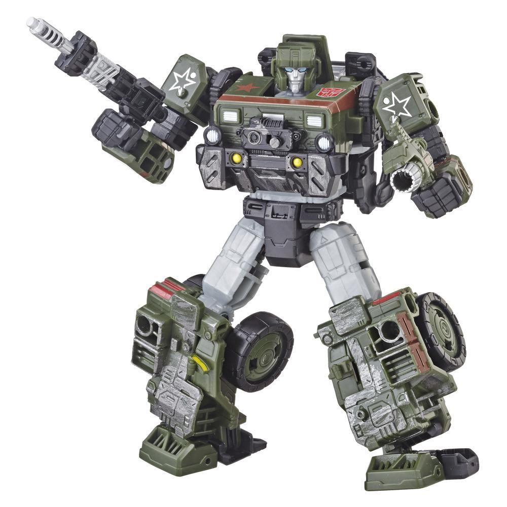 Transformers Generations War for Cybertron: Siege - Figura de acción WFC-S9 Autobot Hound clase de lujo