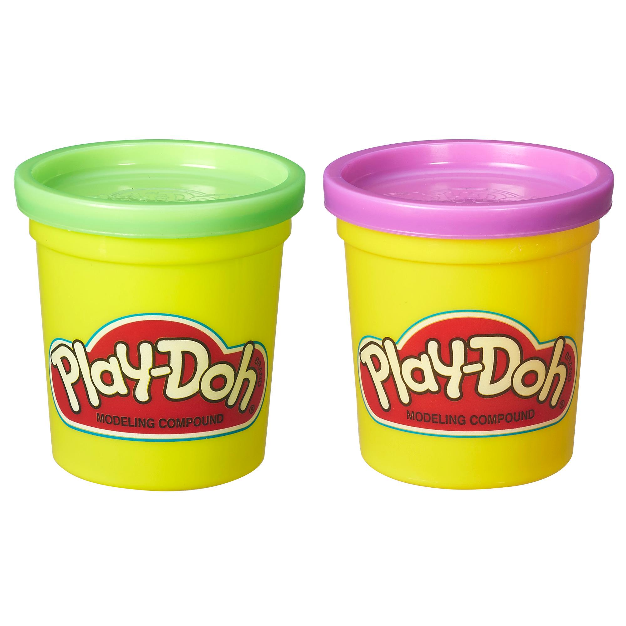 Play-Doh 2-Pack of Cans: Purple and Green