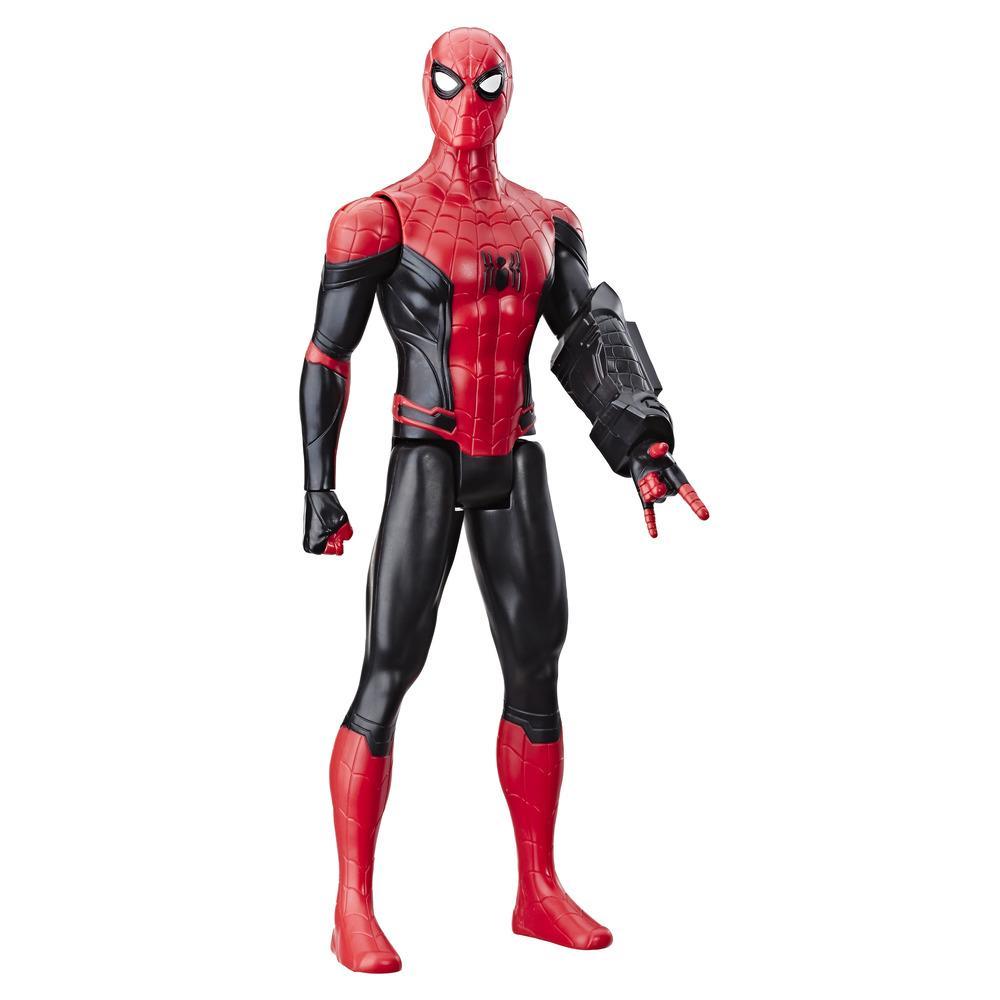 Marvel Spider-Man: Lejos de casa Titan Hero Series - Figura de superhéroe del Hombre Araña de 30 cm con puerto para Titan Hero Power FX