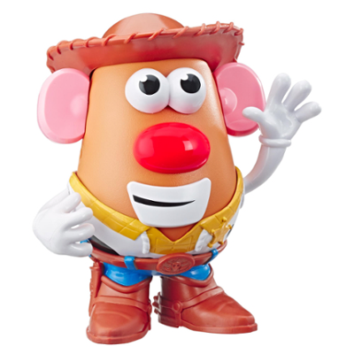 Mr. Potato Head Disney/Pixar - Figura de Papa Woody de Toy Story 4 - Juguete para niños de 2 años en adelante