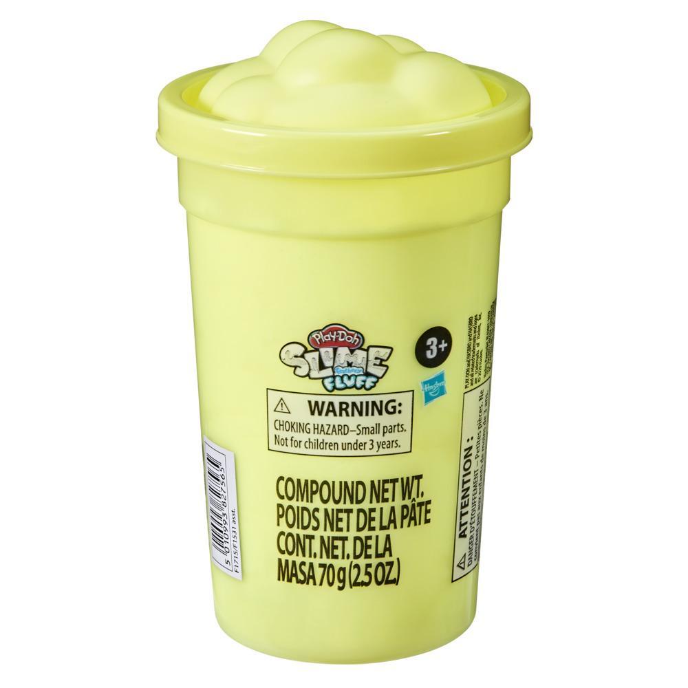 Play-Doh Slime - Feathery Fluff - Mega-lata de masa amarilla