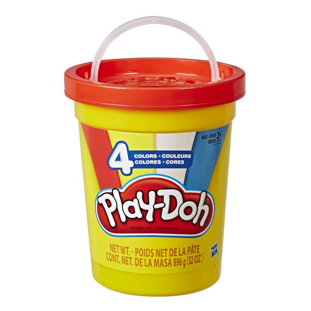 Play Doh  Paquete De 4 Colores  16 Onzas  Rojo  Amarill... 