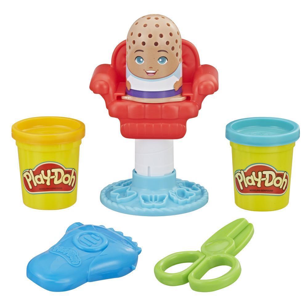 Mini clásicos Play-Doh: Cortes divertidos, peluquería de juguete con 2 colores no tóxicos