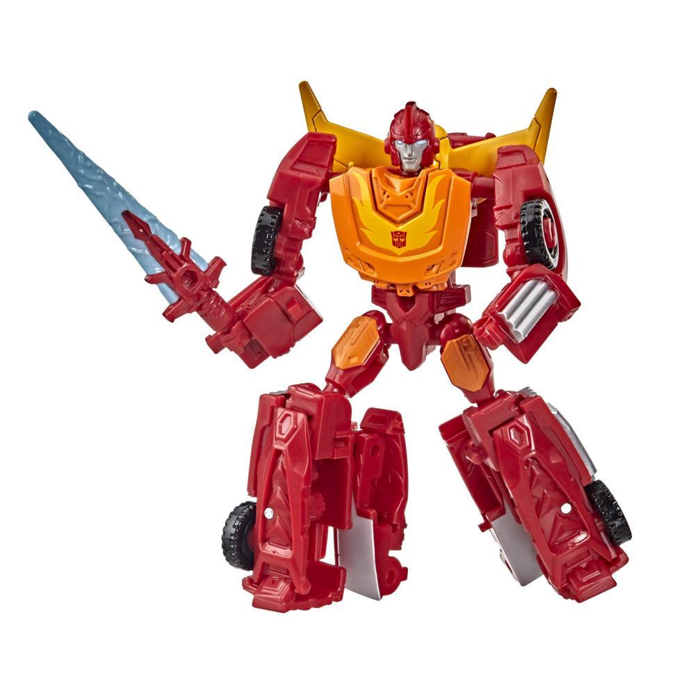 Transformers Generations War for Cybertron: Kingdom - Figura WFC-K43 Autobot Hot Rod clase núcleo