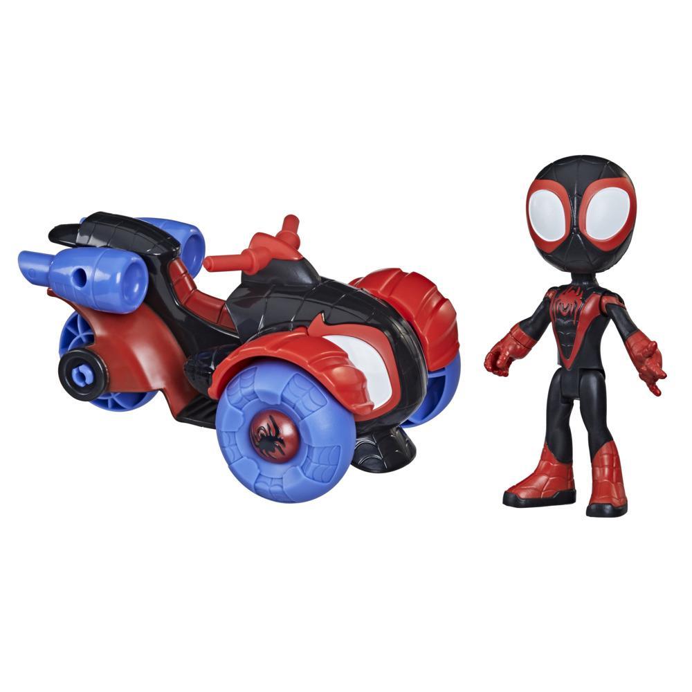 Marvel Spidey and His Amazing Friends - Miles Morales con Tecno-moto
