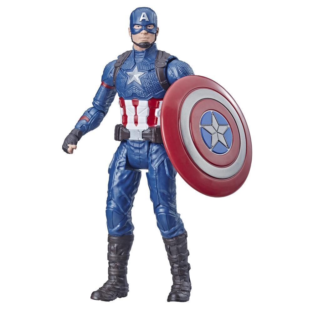 Marvel Avengers Captain America - Figura de acción de juguete de superhéroe Marvel a escala de 15 cm
