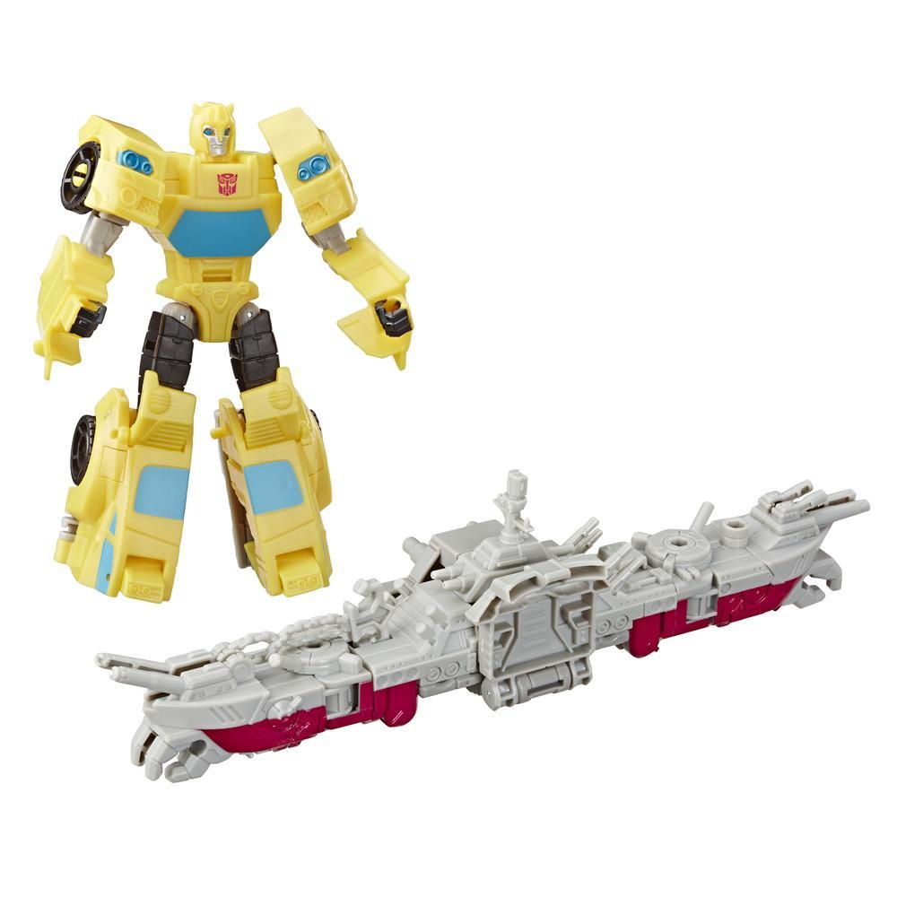 Juguetes Transformers - Cyberverse Spark Armor - Figura de acción Bumblebee