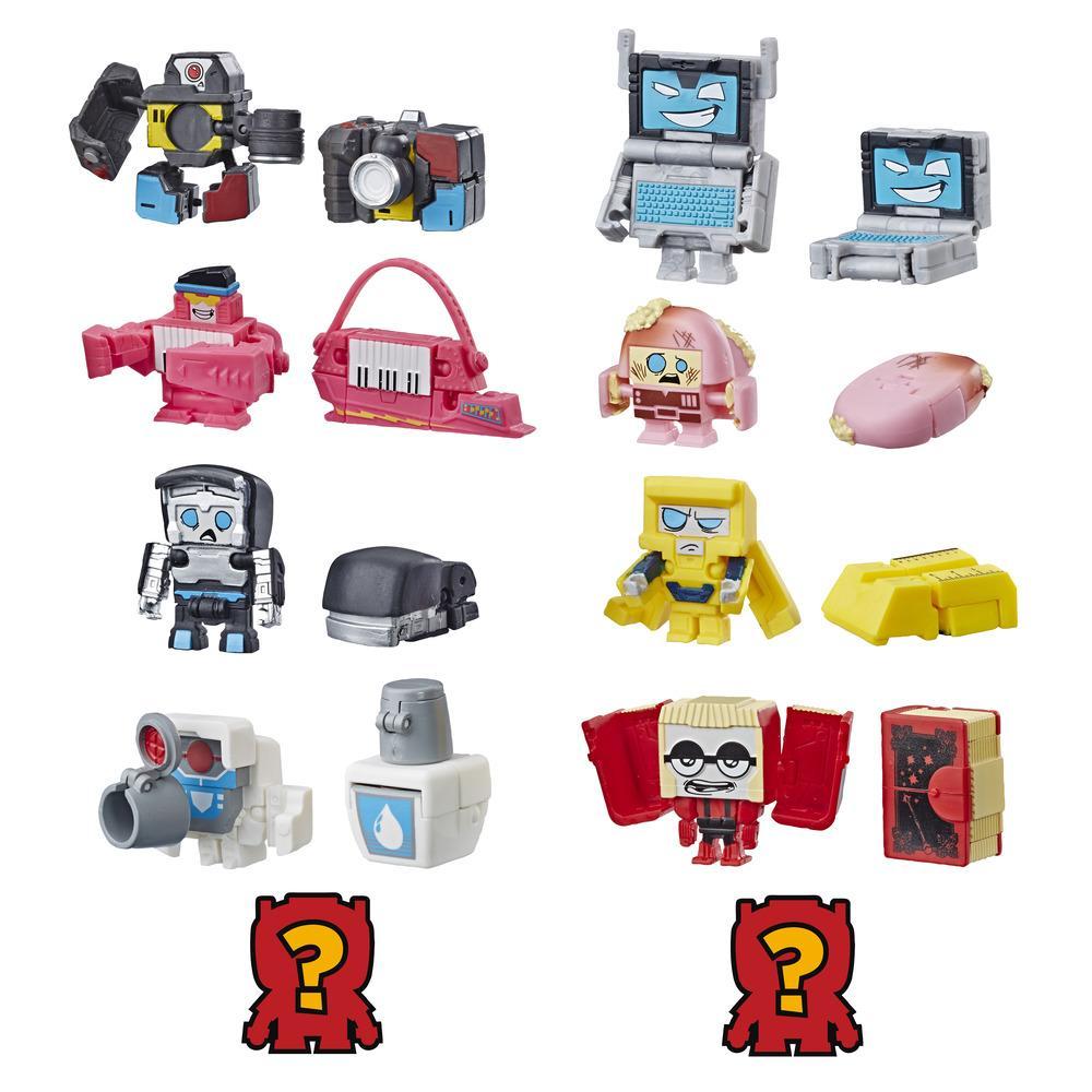 Transformers Toys BotBots Serie 2 - Empaque de 5 figuras Backpack Bunch - ¡Figuras coleccionables! Para niños de 5 años en adelante (los estilos y colores pueden variar) de Hasbro.