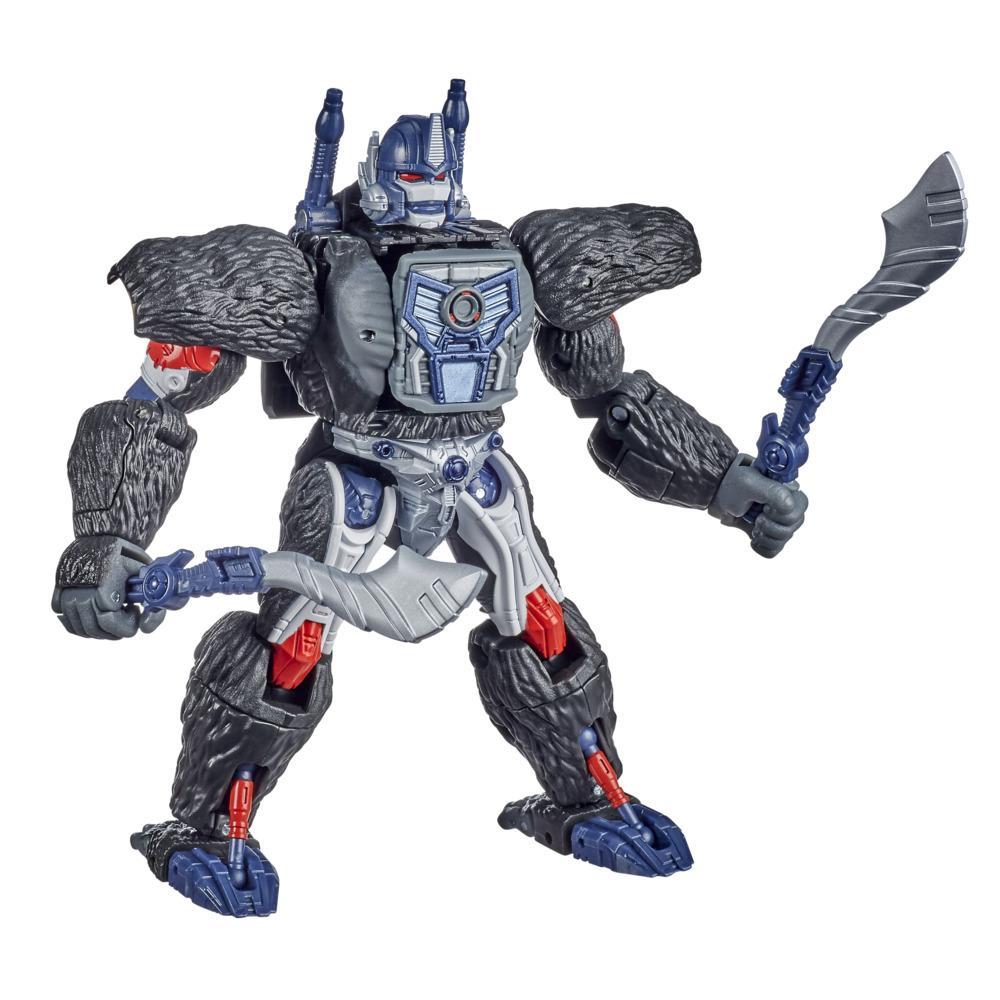 Transformers Generations War for Cybertron: Kingdom WFC-K8 Optimus Primal clase viajero