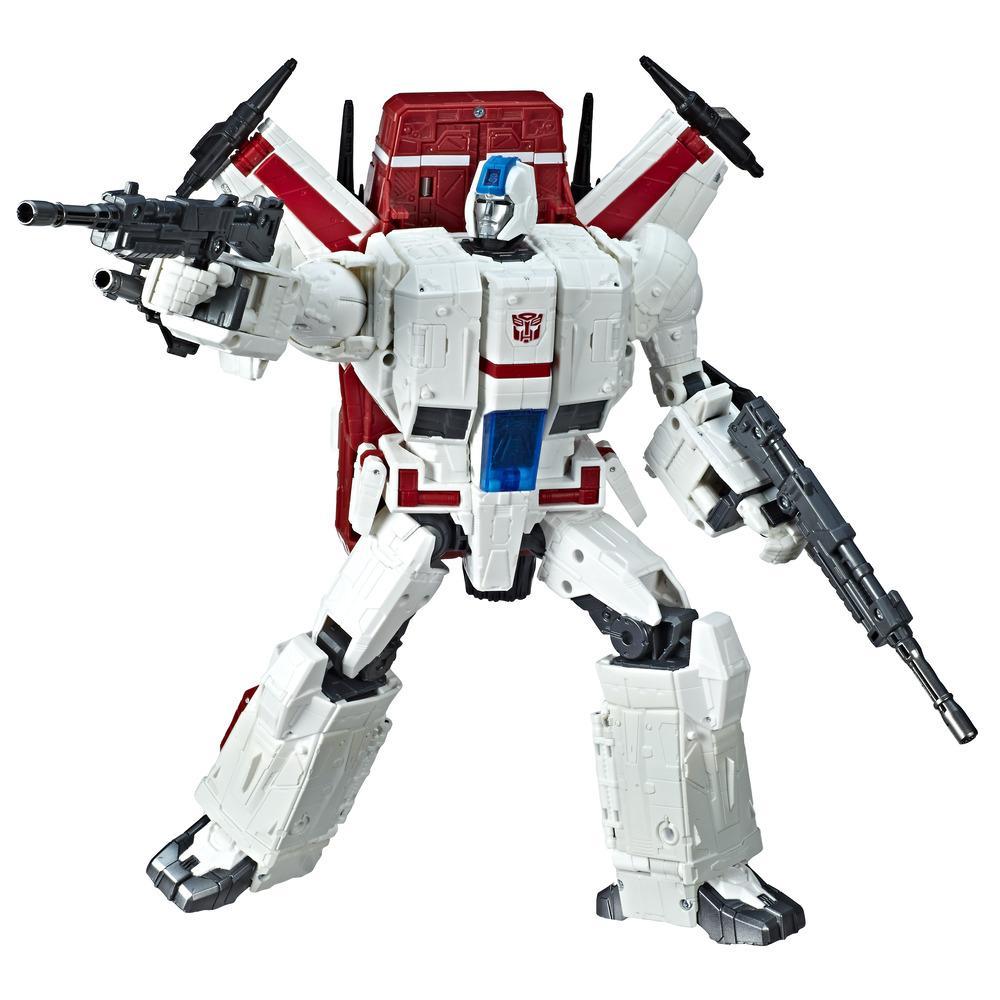 Juguetes Transformers Generations War for Cybertron - Figura de acción WFC-S28 Jetfire clase comandante - Siege Chapter - Adultos y niños de 8 años en adelante, 28 cm