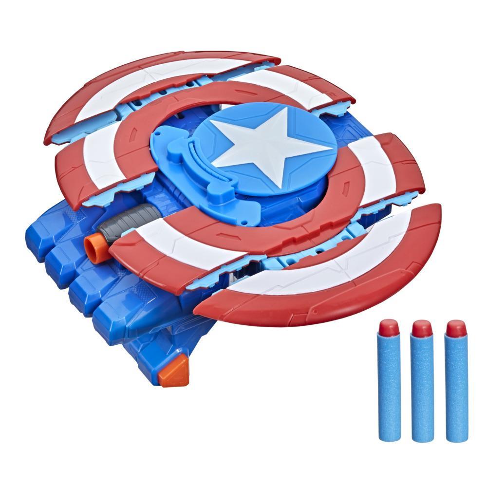 Hasbro Marvel Avengers Mech Strike - Escudo de ataque del Capitán América