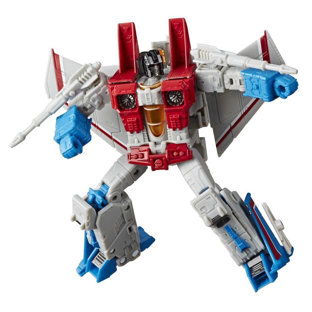 Juguetes Transformers Generations War for Cybertron: Earthrise - Figura WFC-E9 Starscream clase viajero - 17,5 cm