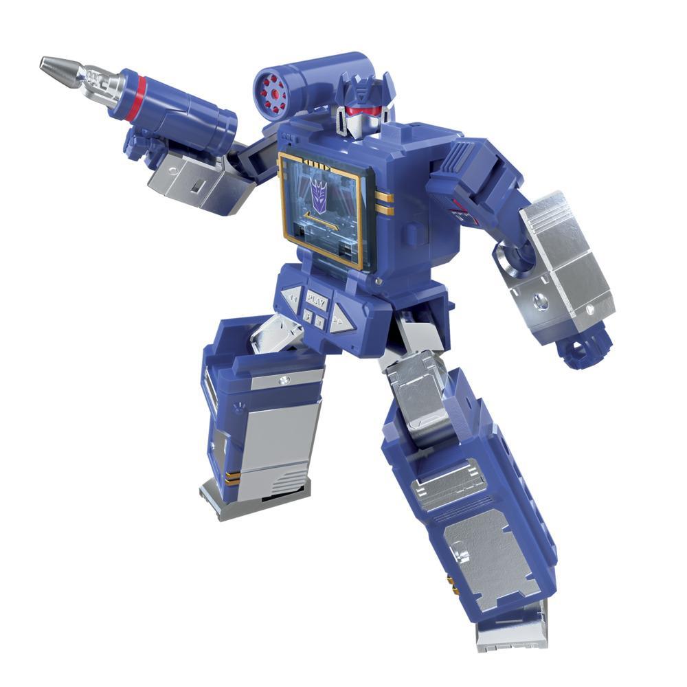 Transformers Toys Generations War for Cybertron: Kingdom Core Class WFC-K21 Soundwave Action Figure - 8 and Up, 3.5-inch