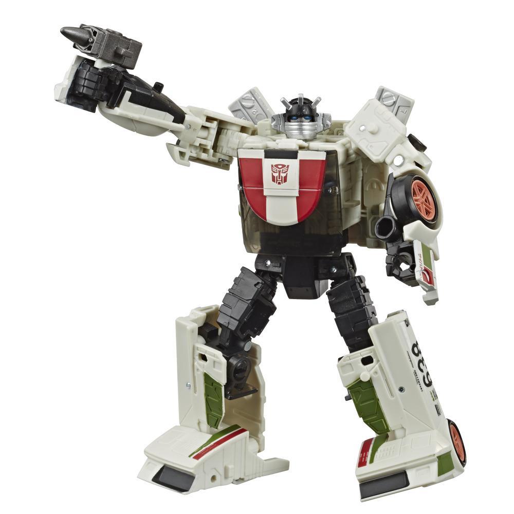Juguetes Transformers Generations War for Cybertron: Earthrise - Figura WFC-E6 Wheeljack clase de lujo - 14 cm