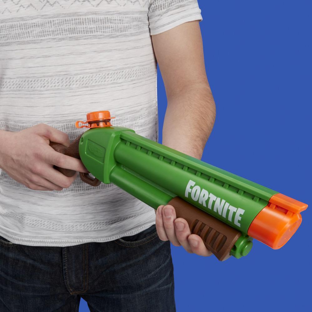 Lanzador de agua Nerf Super Soaker Fortnite Pump-SG -- Lanzador de bombeo -- Para niños, adolescentes y adultos