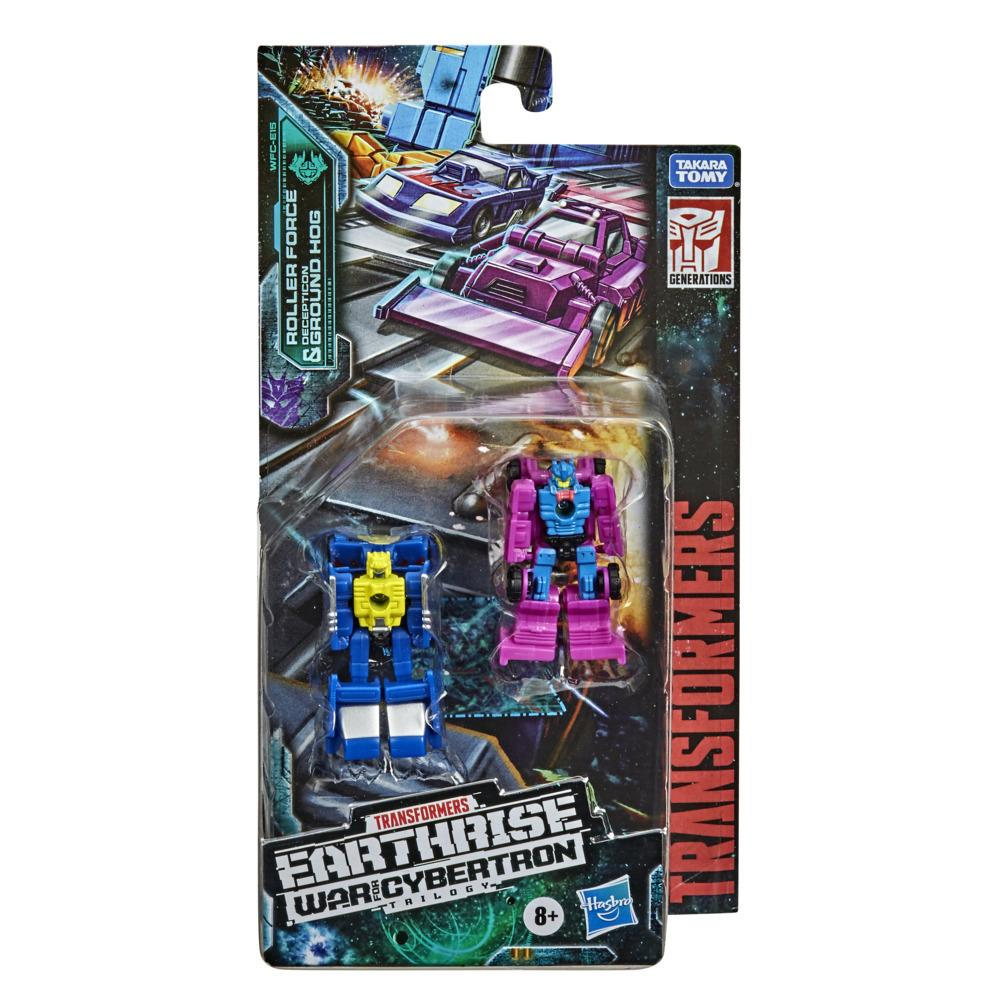 Transformers Toys Generations War for Cybertron: Earthrise Micromaster WFC-E15 Race Track Patrol 2-Pack, 1.5-inch