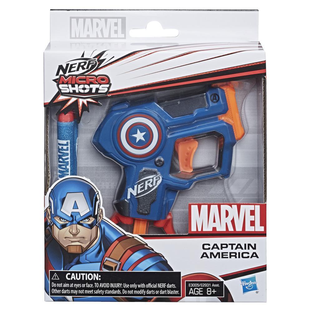 Nerf MicroShots Marvel Capitán América | Nerf