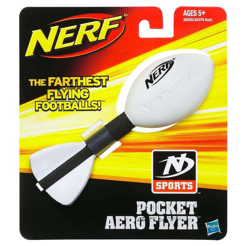 NERF N-SPORTS POCKET AERO FLYER Football (White)