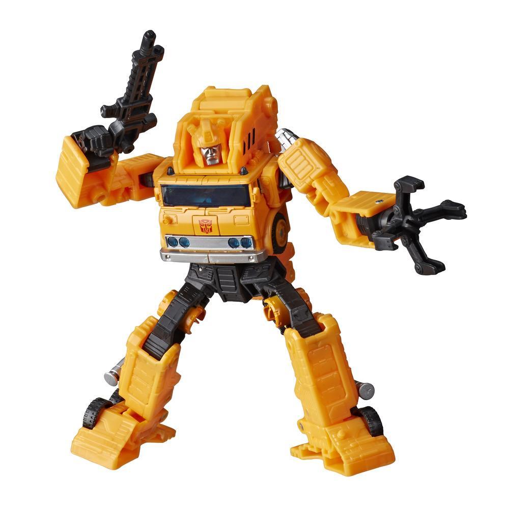 Juguetes Transformers Generations War for Cybertron: Earthrise - Figura WFC-E10 Autobot Grapple clase viajero - 17,5 cm