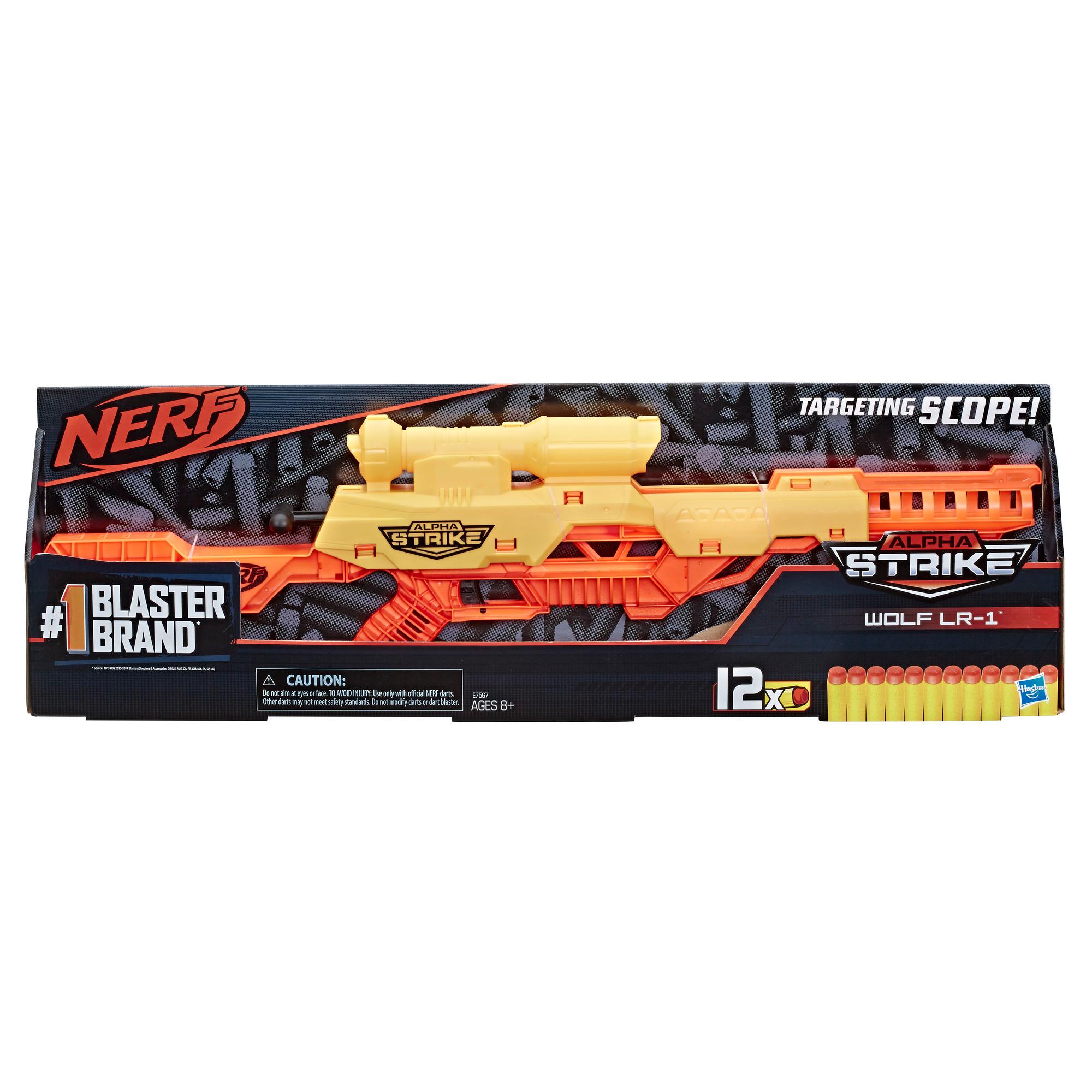 Lanzador de juguete Wolf LR-1 Nerf Alpha Strike