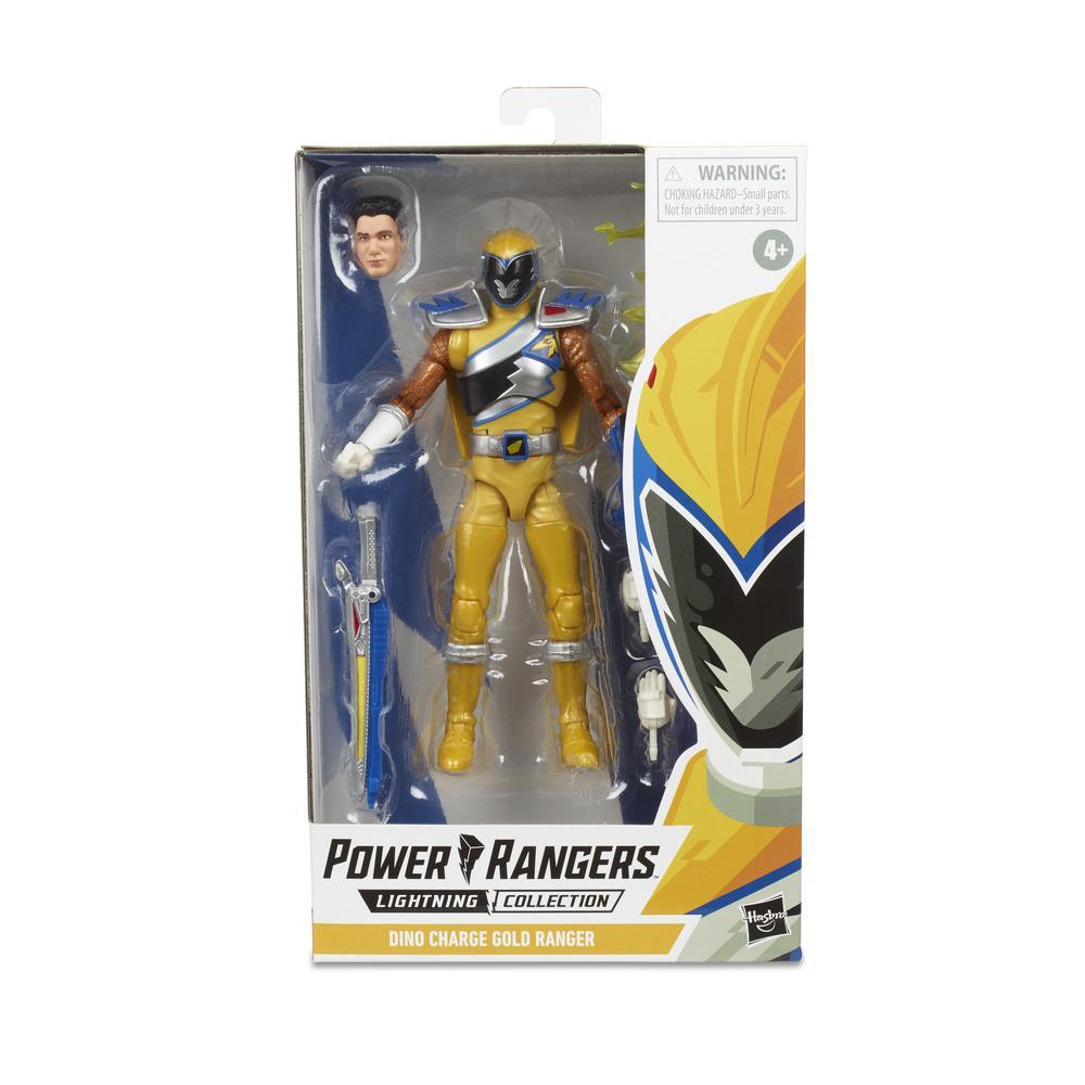 Power Rangers Lightning Colección-Dino cargo oro Ranger muñeco 