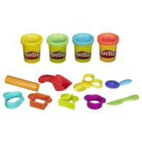 Play-Doh - Starter Set (Comprende 9 attrezzi classici e 4 colori Play-Doh)