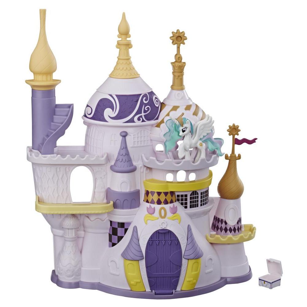 My Little Pony Canterlot Castle Playset with Princess Celestia Figure and Accessory