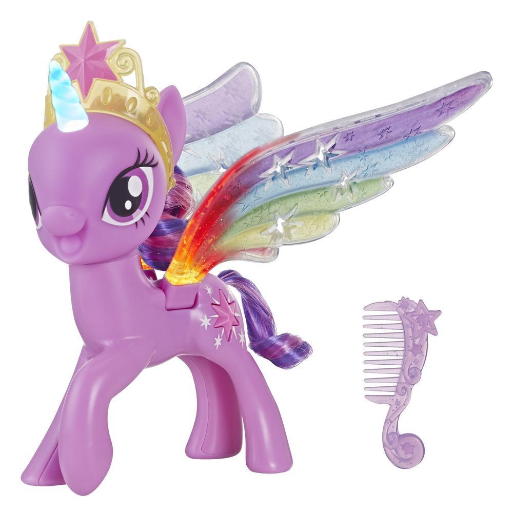 My Little Pony Rainbow Wings Twilight Sparkle -- Pony Figure with Lights and Moving Wings