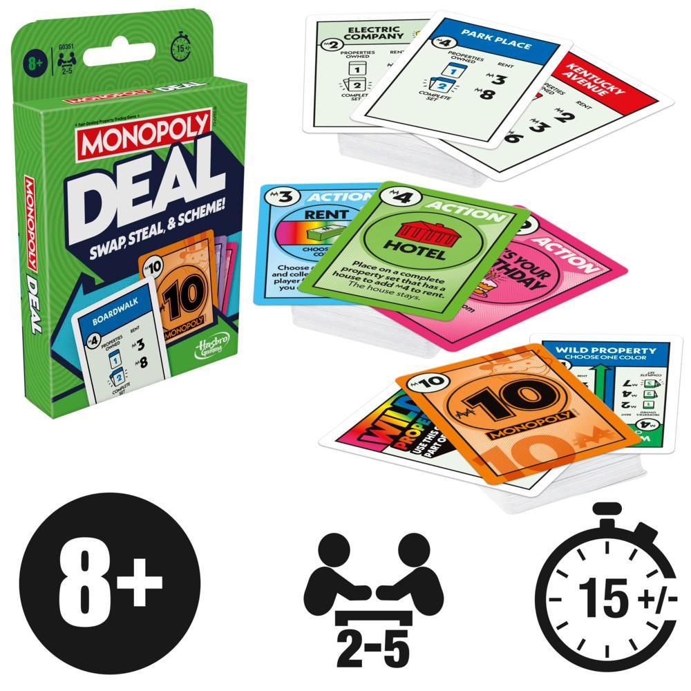 Hasbro - Monopoly Deal Cards (Cartes de jeux) – ikibibi