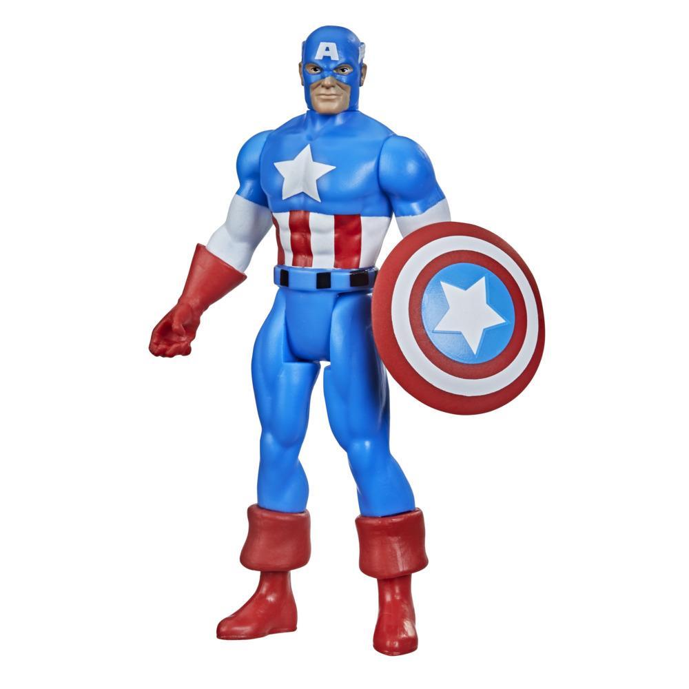 Hasbro Marvel Legends Retro - Figurine Captain America de 9,5 cm