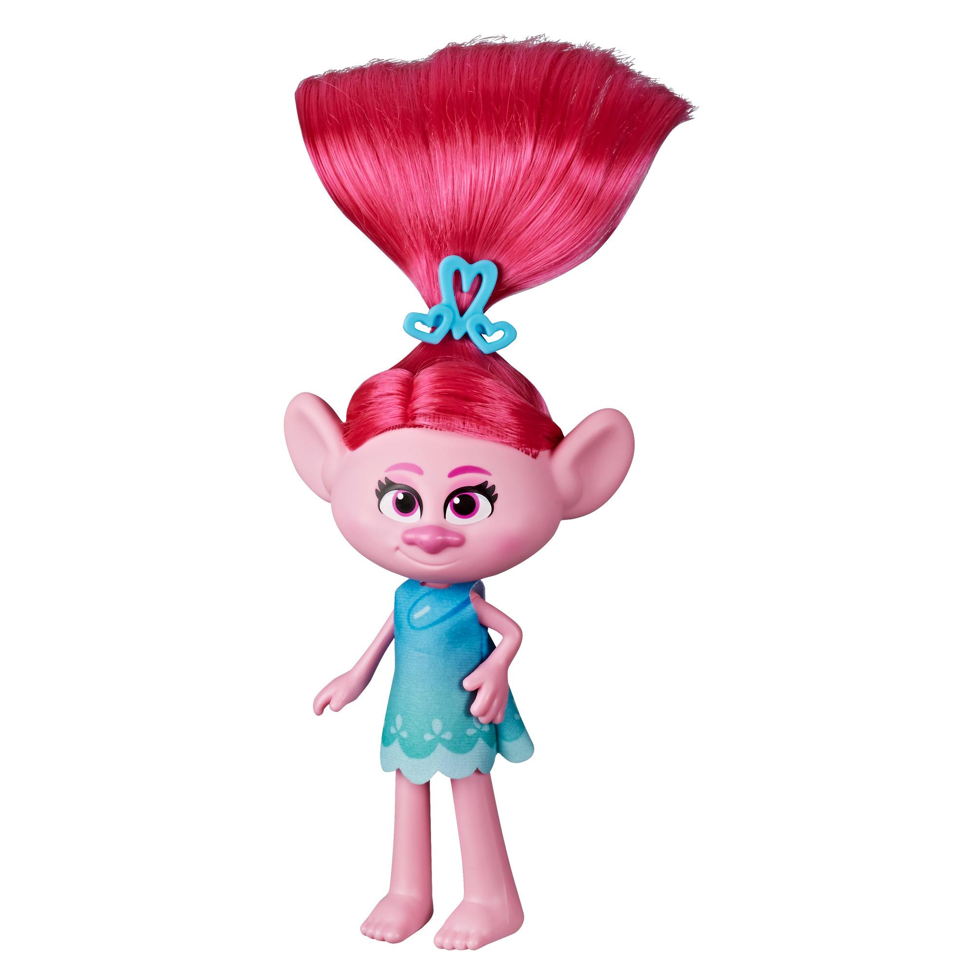 Trolls de DreamWorks, Poppy Mode, robe amovible, accessoire de coiffure, inspirée de Trolls 2 : Tournée mondiale