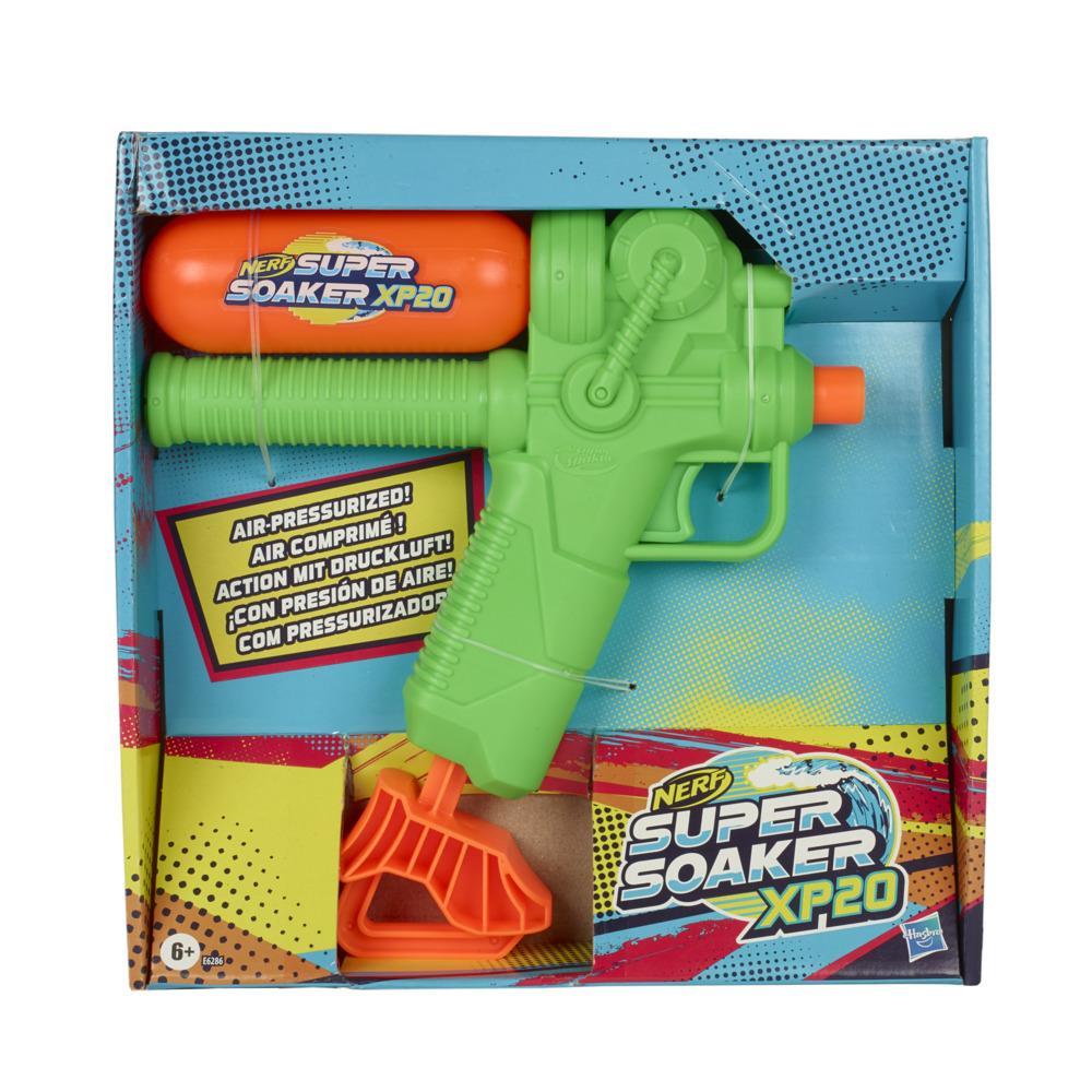 Nerf Super Soaker XP20 Water Blaster -- Air-Pressurized Continuous Blast -- Removable Tank -- For Kids, Teens, Adults