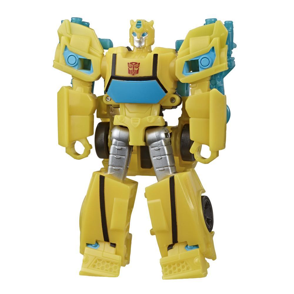 Transformers Bumblebee Cyberverse Adventures, figurine Action Attackers Bumblebee de 9,5 cm, classe Éclaireur, avec attaque Hive Swarm