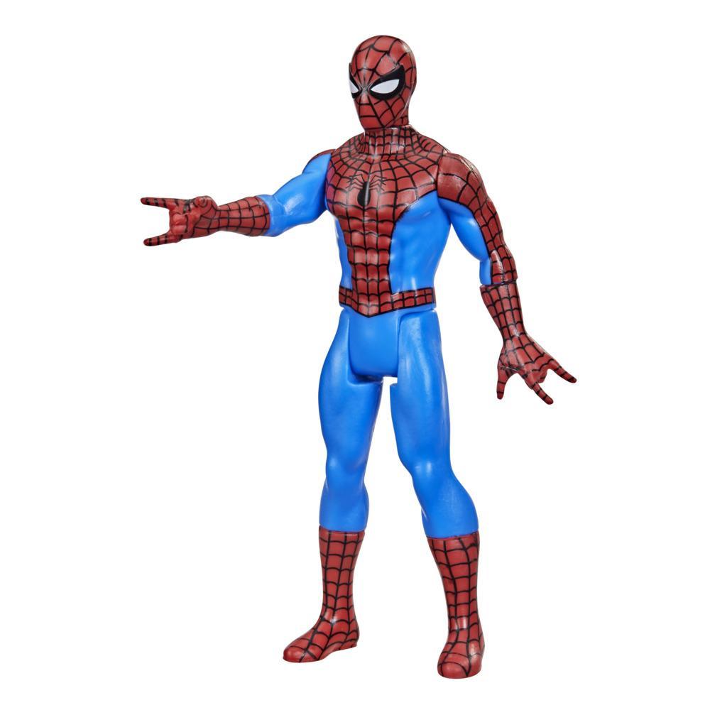 Hasbro Marvel Legends Series, figurine de collection retro Spider-Man de 9,5 cm
