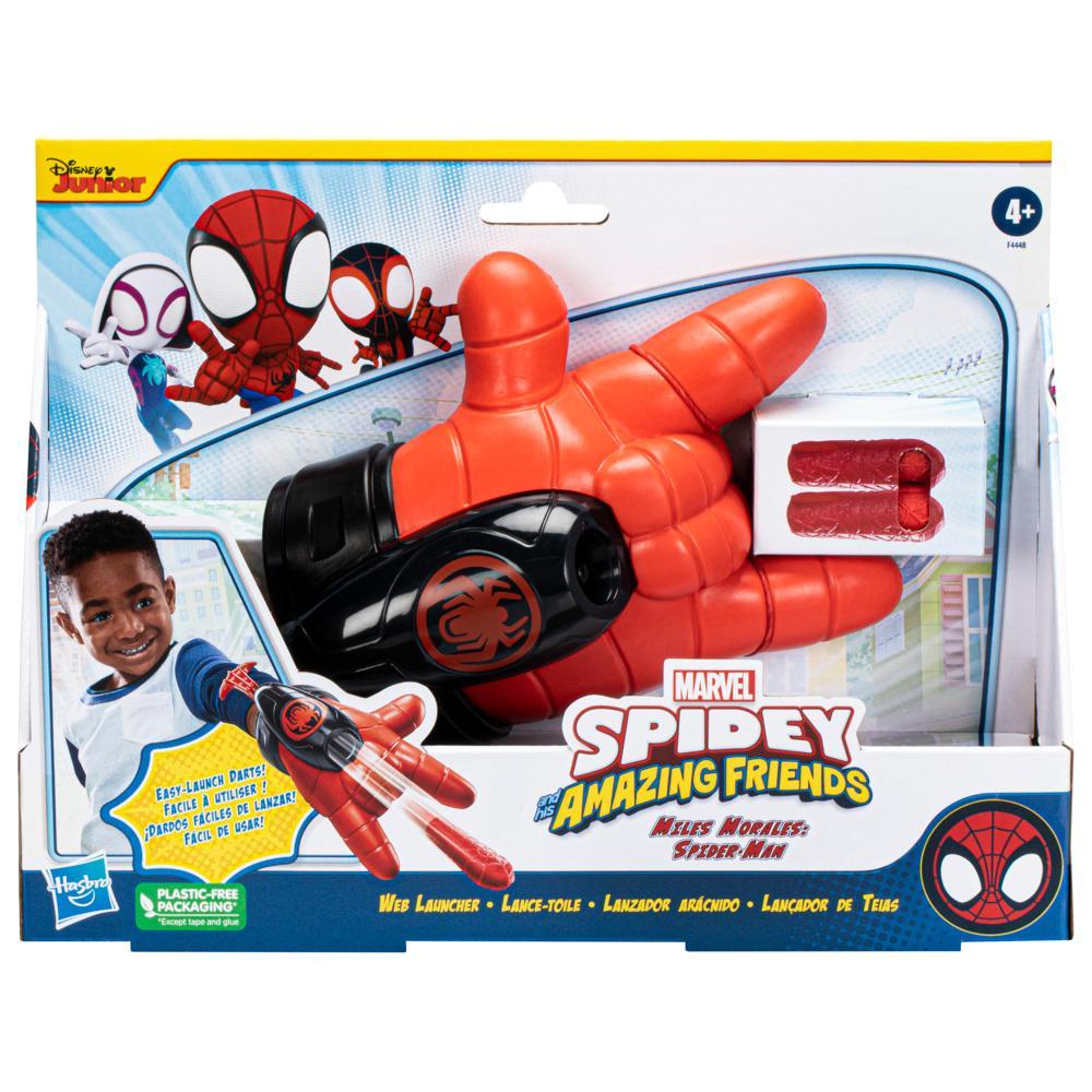 Marvel – Spidey et ses Amis Extraordinaires – Lance-toile de Miles Morales  : Spider-Man, accessoire de déguisement pour enfants, à partir de 4 ans -  Marvel