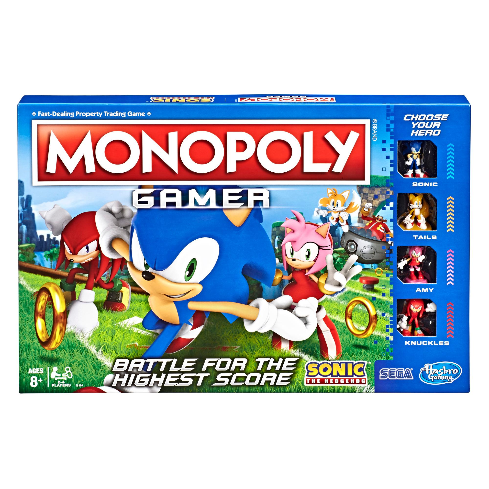 Monopoly Gamer Sonic the Hedgehog Edition Board Game