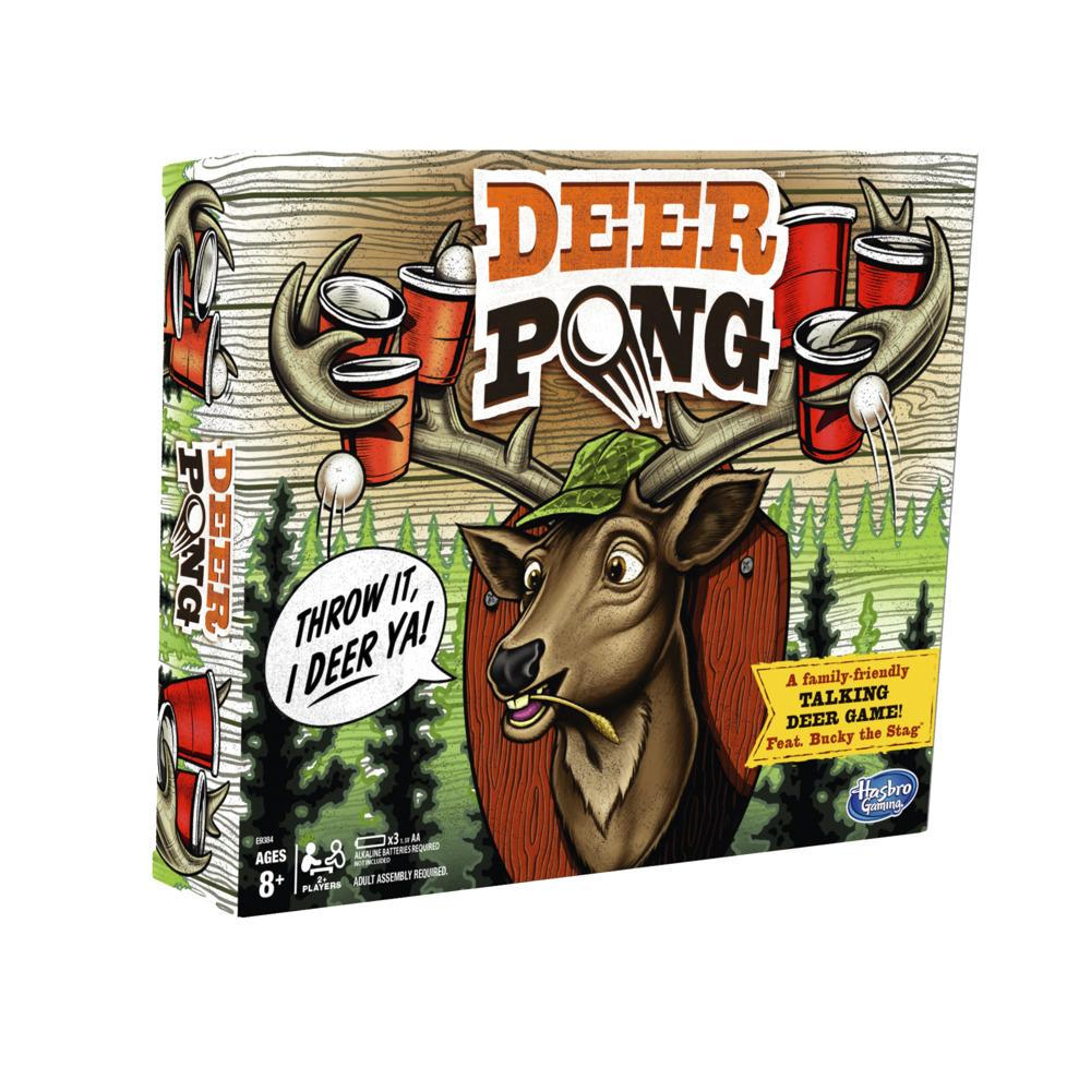 Deer Pong Talking Deer Family Game Ages 8 and Up