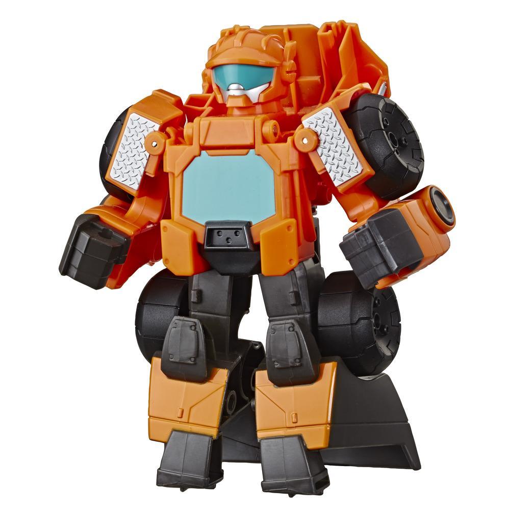 Transformers Rescue Bots Academy, figurine convertible Wedge le robot de construction de 15 cm, pour enfants, dès 3 ans