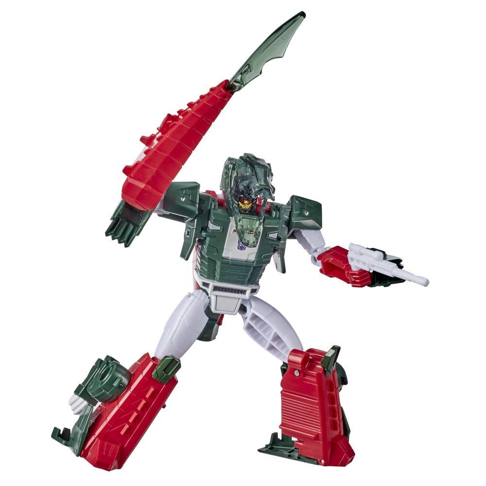 Transformers Cyberverse, figurine Skullcruncher de 17 cm, classe Ultra, se combine à l'armure energon pour gagner en surpuissance, dès 6 ans