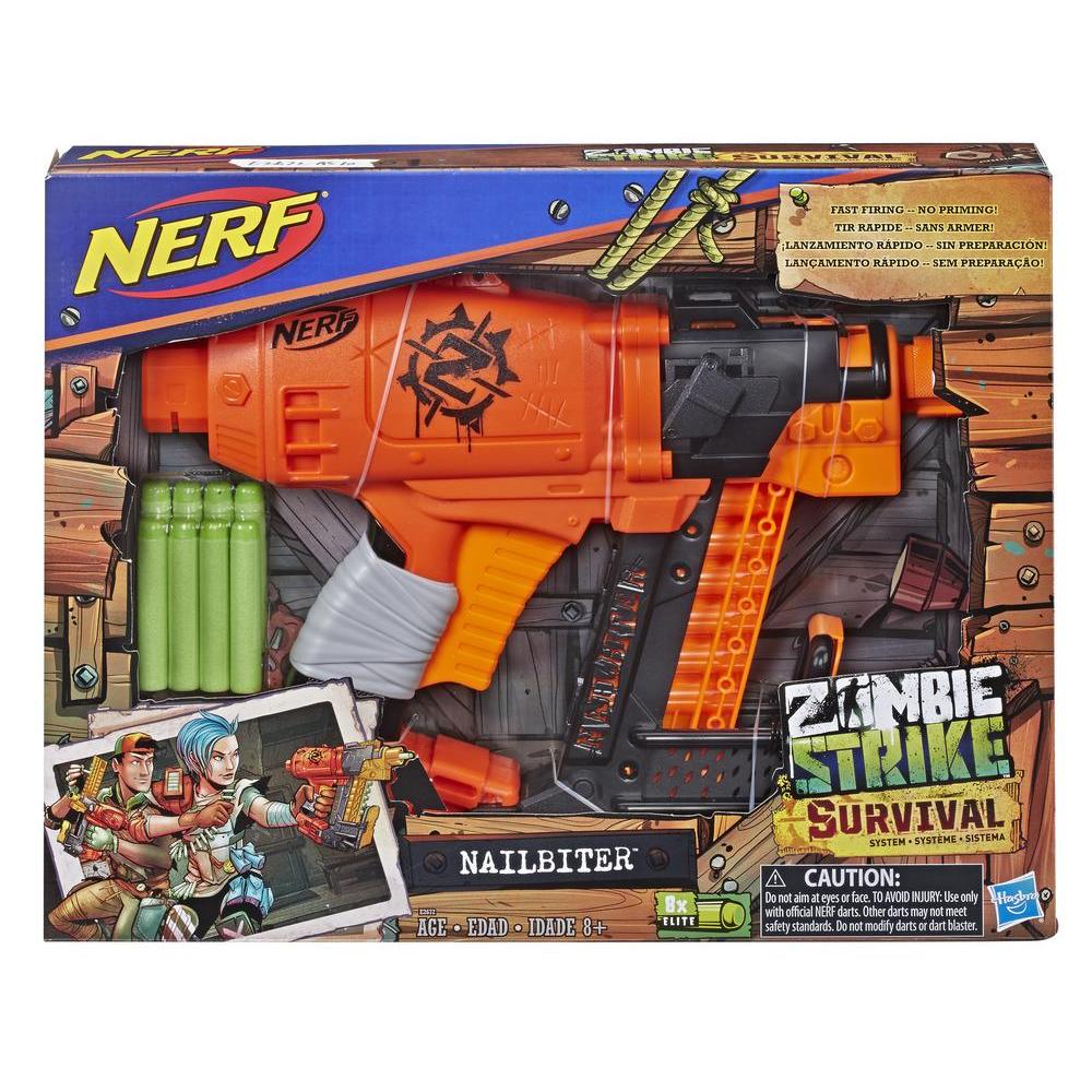Nerf Zombie Strike - Système Survival - Foudroyeur Nailbiter