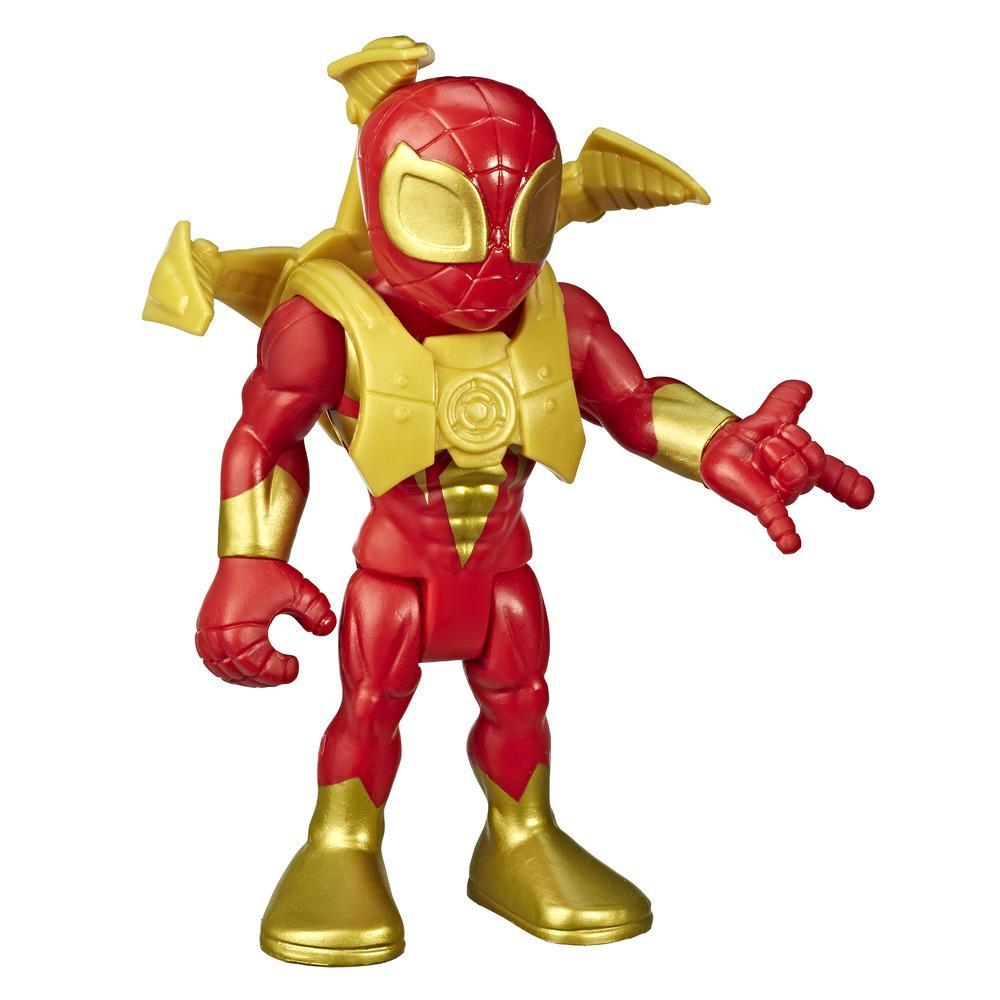Playskool Heroes Marvel Super Hero Adventures Mega Mighties - Figurine Iron Spider de 12,5 cm avec bras d'araignée, jouets pour enfants de 3 ans et plus