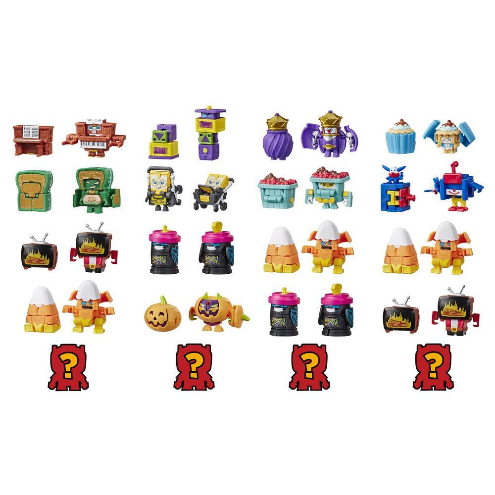 Jouets Transformers BotBots série 3, pack de 5 Fête-Bots, figurines mystère 2 en 1 à collectionner, enfants, à partir de 5 ans