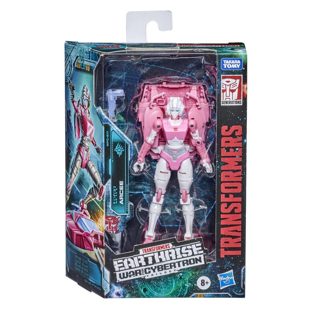 Transformers Generations War for Cybertron : Earthrise, figurine Arcee WFC-E17 Deluxe de 14 cm