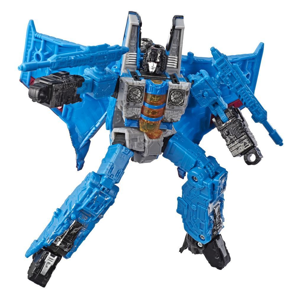 Transformers Generations War for Cybertron - figurine Voyageur Autobot Thundercracker WFC-S39, pour adultes et enfants de 8 ans et plus, 17,5 cm