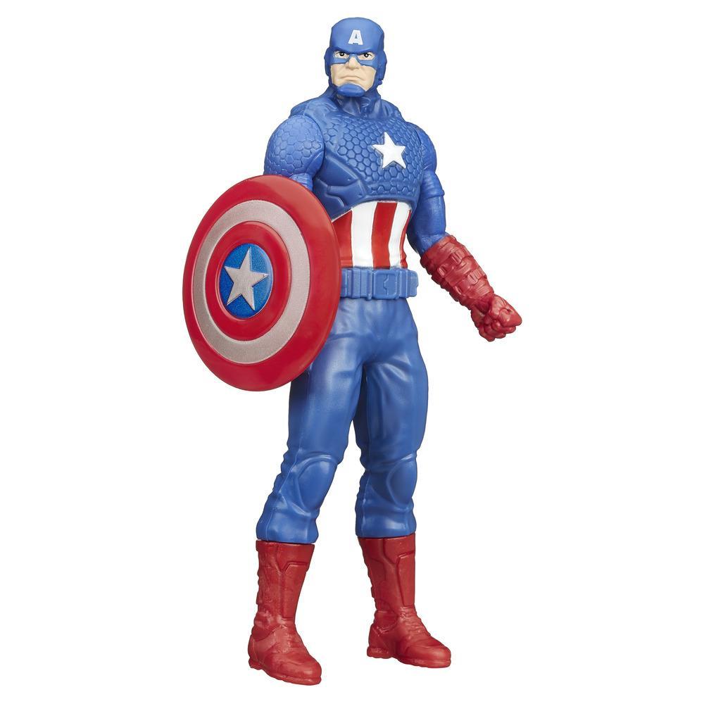 Marvel Avengers - Figurine de base Captain America de 15 cm