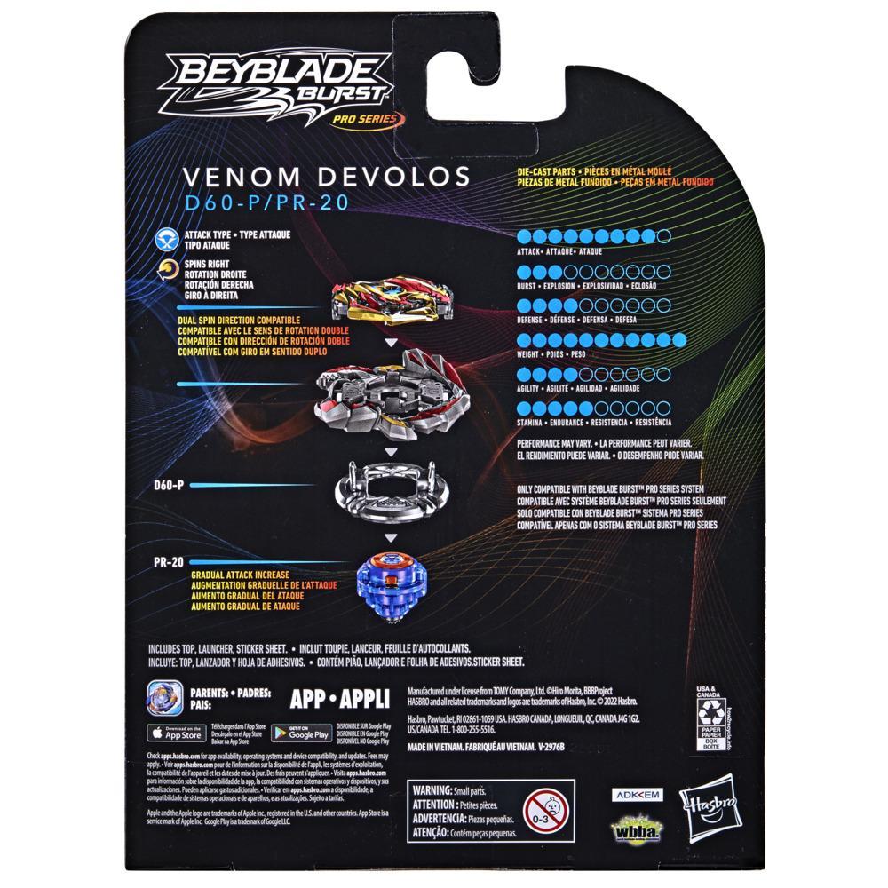 Beyblade Burst Pro Series Starter Pack Venom Devolos