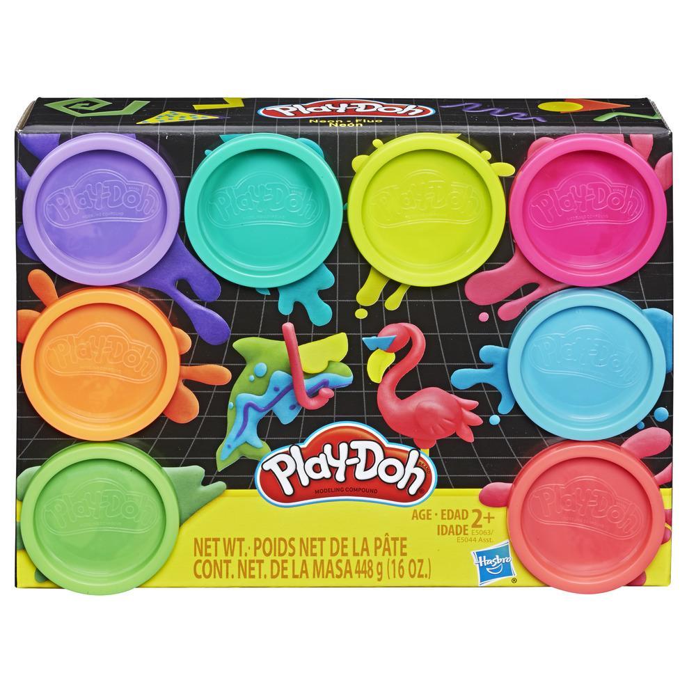 Play-Doh 8 Pots couleurs Néon