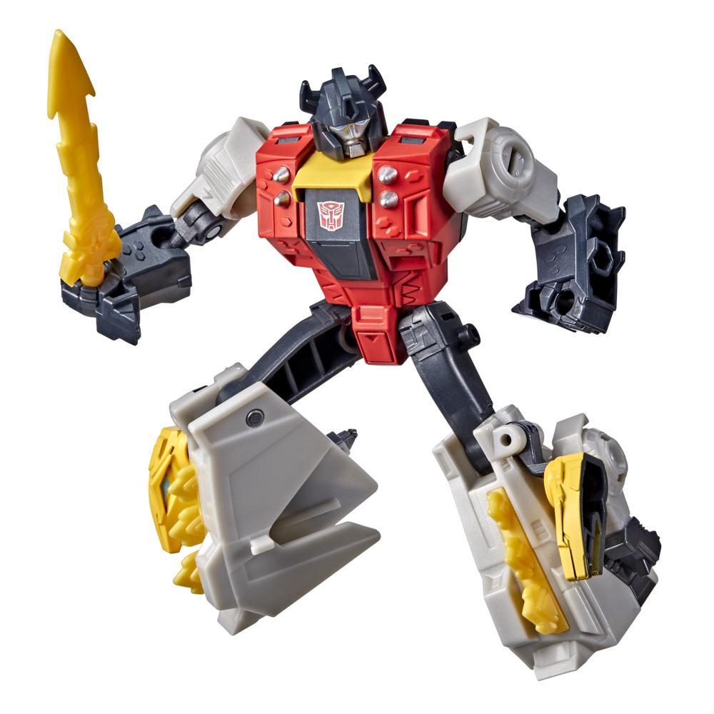 Transformers Bumblebee Cyberverse Adventures Dinobots Unite Dinobot Snarl classe Guerrier