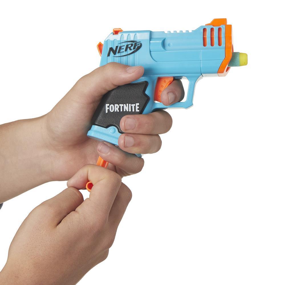 Blaster Fortnite Micro HC-R Nerf MicroShots, inclut 2 fléchettes Nerf Elite officielles, pour enfants, ados et adultes