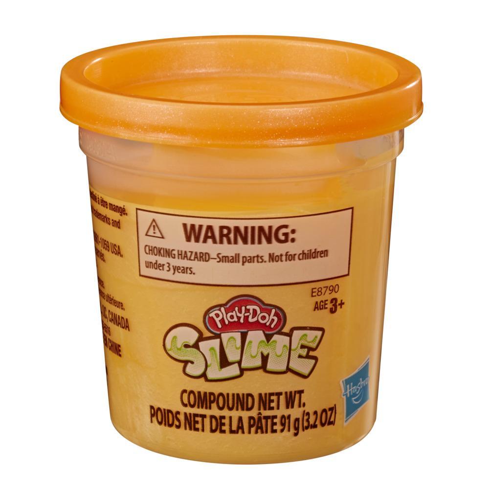 Play-Doh Slime - Pot individuel de pâte orange métallique